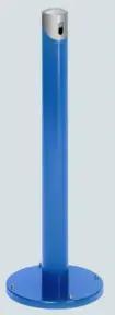 VAR Ascher-Standsäule SG 105 R Korpus enzianblau - Kopfteil silber 2 l