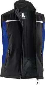 Kübler Wetter-Dress Weste 7041 schwarz/kornblumenblau