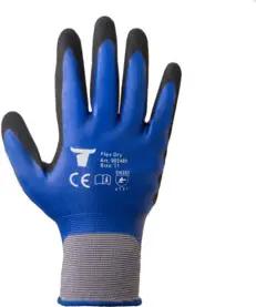 STIER Montagehandschuhe Flex Dry nitrilbeschichtet blau/schwarz Größe 11