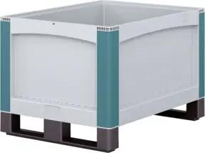 Bito Schwerlastbehälter SL mit Kufe / Klappe / SL 86621K 800 mm