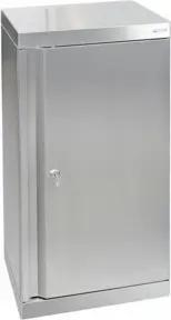 Stumpf Edelstahl-Aufbewahrungsschrank Cabinox, 900x450x400mm, 2 Fachböden