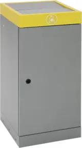 Stumpf Sortssystem ProTec-Plus, graualu/1003, verzinkter Innenbehälter, 70 Liter
