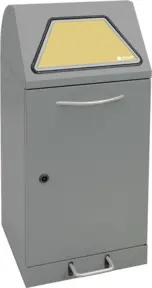 Stumpf Sortsystem Modul-Vario 60, graualu-struktur ProSlide-System, 60 Liter, Trethebel