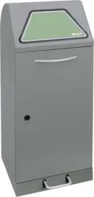 Stumpf Sortsystem Modul-Vario 75, graualu-struktur ProSlide-System, 75 Liter, Trethebel