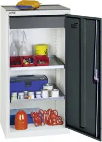 Stumpf Werkzeug- und Materialschrank 3000, RAL 7035/7016, 1 Schublade, 2 Wannen