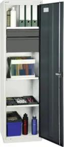 Stumpf Werkzeug- und Materialschrank 3000, RAL 7035/7016, 2 Schubladen, 3 Wannen