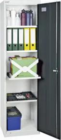 Stumpf Werkzeug- und Materialschrank 3000, RAL 7035/7016, 4 Wannen