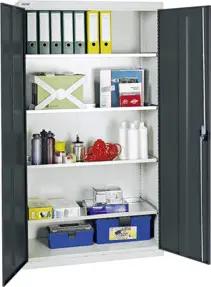 Stumpf Werkzeug- und Materialschrank 3000, RAL 7035/7016, 4 Wannen