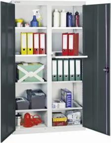 Stumpf Werkzeug- und Materialschrank 3000, RAL 7035/7016, 8 Wannen