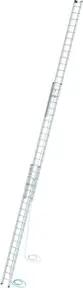 MUNK Aluminium-Seilzugleiter 3-teilig 3 x 18 Sprossen