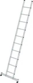 MUNK Aluminium-Anlegeleiter nivello®-Traverse 10 Sprossen