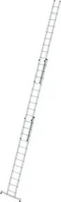 MUNK Aluminium-Schiebeleiter 3-teilig nivello®-Traverse 3 x 12 Sprossen