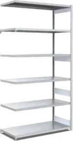 Bito Fachbodenregal Typ:M L1008xH2500xT624 mm, Anbaufeld 200 kg verzinkt