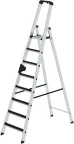 MUNK Aluminium-Stehleiter einseitig begehbar clip-step 8 Stufen