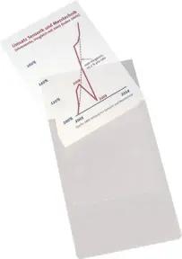 Eichner Magnet-Sichttasche aus Hart-PVC DIN A4 hoch, grau