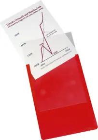 Eichner Magnet-Sichttasche aus Hart-PVC DIN A4 hoch, rot