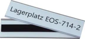 Eichner Magnetische Etikettenhalter aus PVC 80 x 200 mm