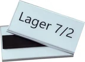 Eichner Magnetische Etikettenhalter aus PVC 54 x 100 mm
