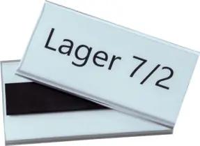 Eichner Magnetische Etikettenhalter aus PVC 80 x 100 mm