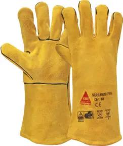 Hase Mühlheim I Super Schweißerhandschuh aus Rindspaltleder Größe 9