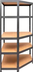 STIER Eck-Fachbodenregal Fachlast 250kg HxBxT 1800x900x450 mm