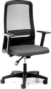 STIER Bürodrehstuhl ECP-3 mit Armlehne und Netz 1175x690x560mm