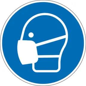 Eichner Gebotsschild Maske benutzen
