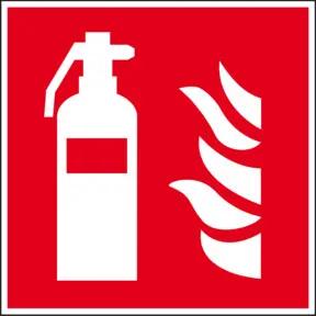 Eichner Brandschutzschild Feuerlöscher 20 x 20 cm PVC