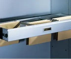 C+P Hängerahmen für Hefter DIN A4, für Aktenschrank mit Drehtüren B1200xT400mm Farbe Lichtgrau