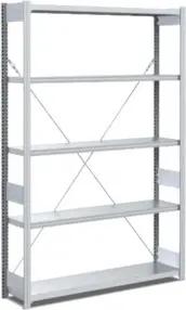 Bito Fachbodenregal Typ L, Grundfeld, 40mm-Boden Set, 100kg, verzinkt