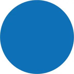 Eichner Stellplatzmarker Ronde PVC Blau