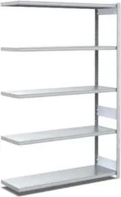 Bito Fachbodenregal Typ EL, Grundfeld 40mm-Boden Set, 100kg, glanzverzinkt