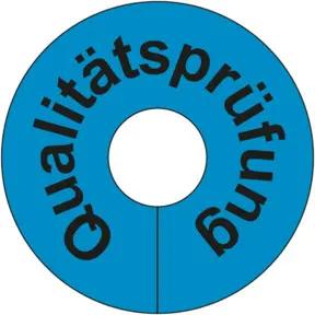 Eichner PVC-Anhänger QUALITÄTSPRÜFUNG, blauer