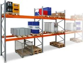 Regalwerk ARTUS-Palettenregal SET 1 3000-3 HxBxT 3500x5655x1100 mm 1 x GF + 1 x AF