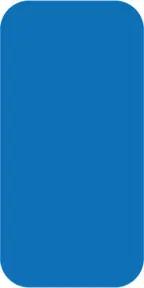 Eichner Stellplatzmarker I-Stück PVC Blau