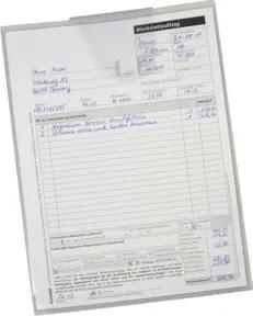 Eichner PVC-Kfz-Auftragstasche für DIN A4, 218 x