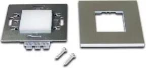 Hera LED-Wandeinbauleuchte edelstahloptik ww 20202720108