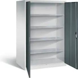 C+P Werkzeugschrank Acurado, H1950xB1200xT800mm, Front Anthrazitgrau, Korpus Lichtgrau (8934-00)
