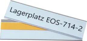 Eichner Selbstklebender Etikettenhalter aus PVC 54 x 200 mm