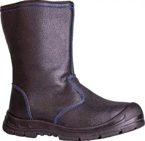 Hase Winter-Sicherheitsschlupfstiefel S3 Grönland mit Reißverschluss Größe 46, schwarz