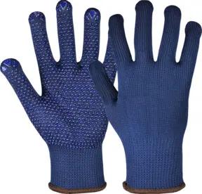 Hase Namur Blue Arbeitshandschuh aus Baumwoll-/Polyesterstrick Größe 8