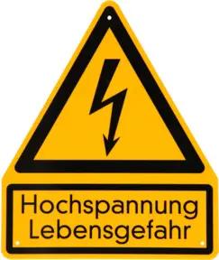 KS Tools Warnschild Hochspannung, Lebensgefahr