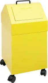 Stumpf Sortsystem 45, fahrbar, RAL 1003/1003, 45 Liter