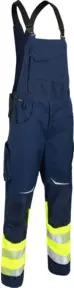 Kübler Latzhose REFLECTIQ Klasse 1 warngelb/dunkelblau Form 3208 Größe 50