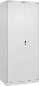 C+P PSA Doppel-Spind Classic PLUS, 2 Abteile, 1850x800x500mm, 9016/9016 Verschluss Sicherheits-Drehriegel