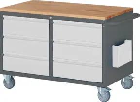 STIER Montagewagen Premium mit 6 Schubladen BxTxH 1145x650x795 mm