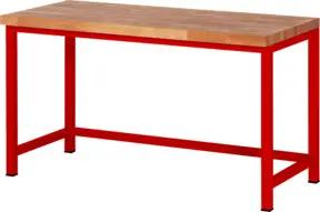 STIER Höhenverstellbare Werkbank Premium BxTxH 1500x700x840-1040mm RAL 3000