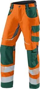Kübler Sommerhose REFLECTIQ PSA 2 warnorange/moosgrün Form 2407