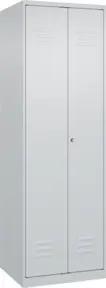 C+P PSA Doppel-Spind Classic PLUS, 2 Abteile, 1850x600x500mm, 7035/7035 Verschluss Zylinderschloss