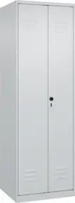 C+P PSA Doppel-Spind Classic PLUS, 2 Abteile, 1850x600x500mm, 7035/7035 Verschluss Sicherheits-Drehriegel